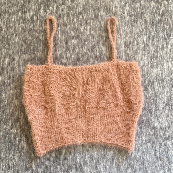 NWOT - Blush Matching Fuzzy Sweater Set - Picture 7 of 7